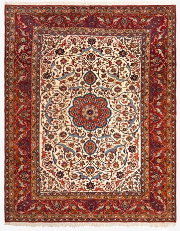 10' 2 x 12' 10 Hossainabad Wool Rug