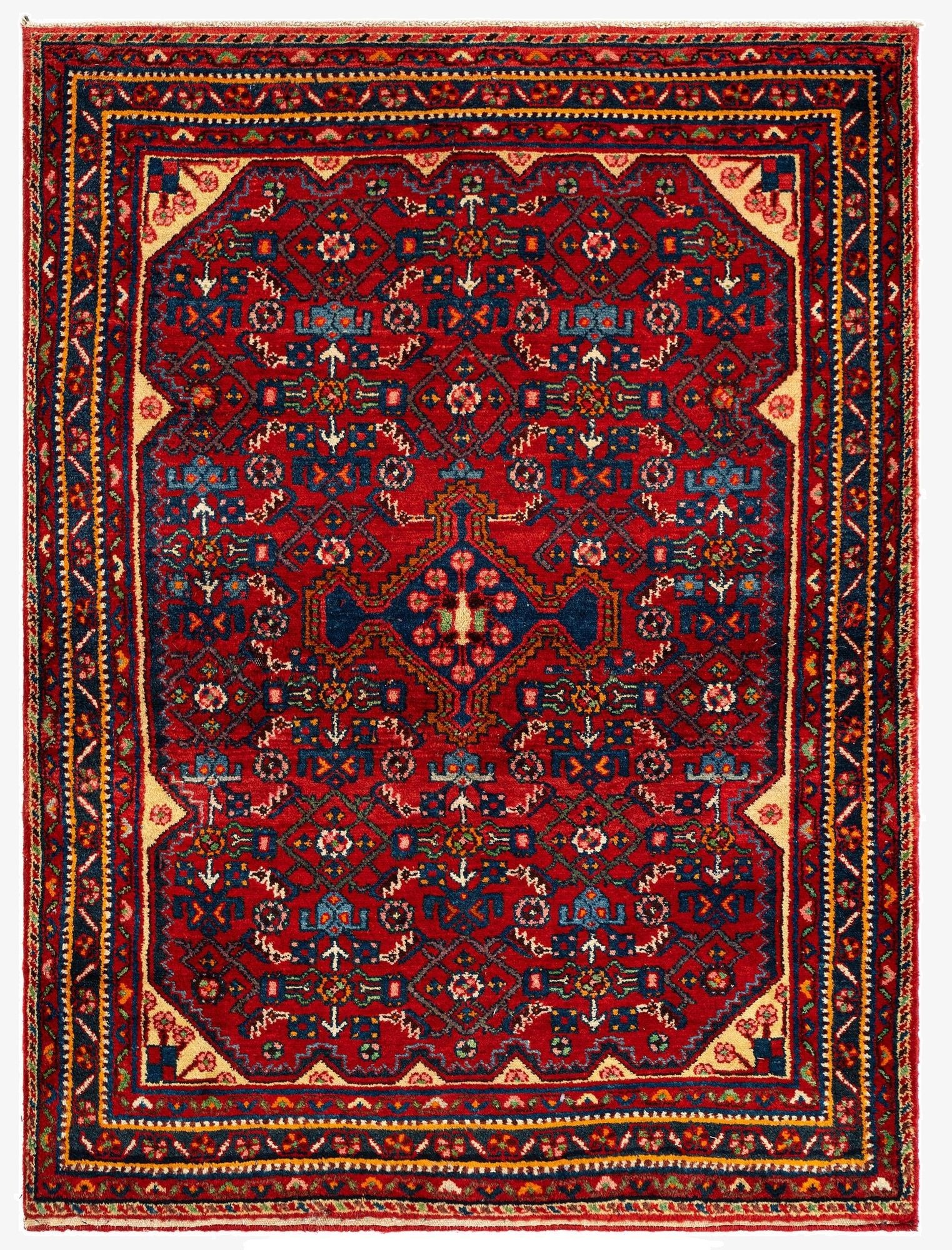 3' 10 x 5' 1 Hossainabad Rug