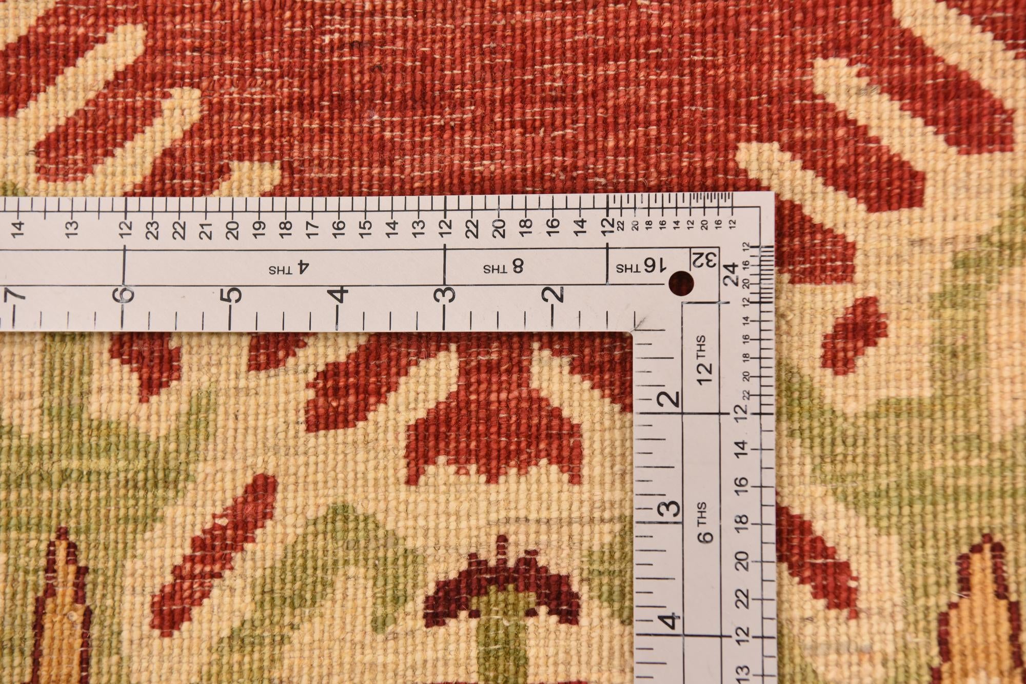 6' x 9' Hand Knotted Ikat Rug