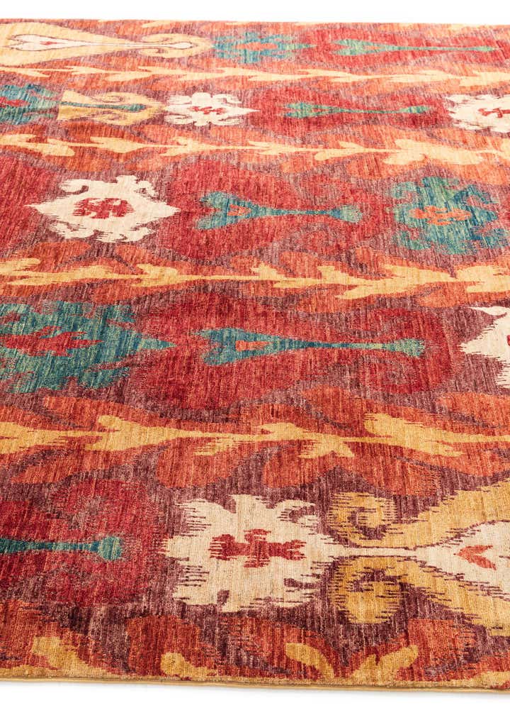 8' 4 x 9' 10 Hand Knotted Ikat Oriental Rug