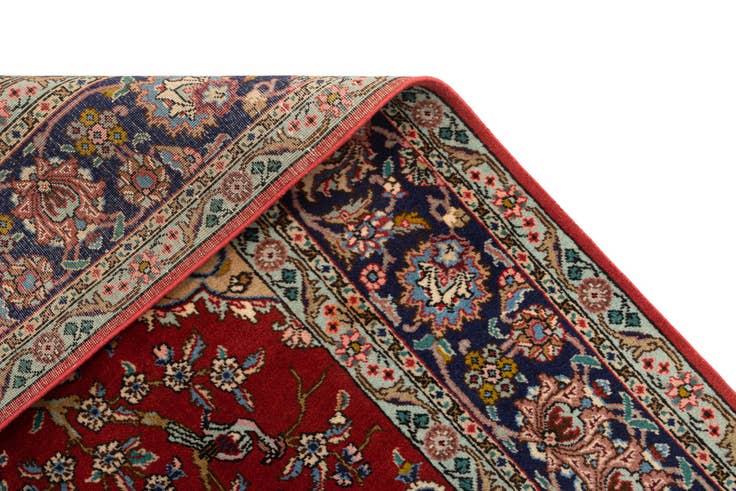 Detail image of 7' 5 x 11' Indo Tabriz Wool Rug
