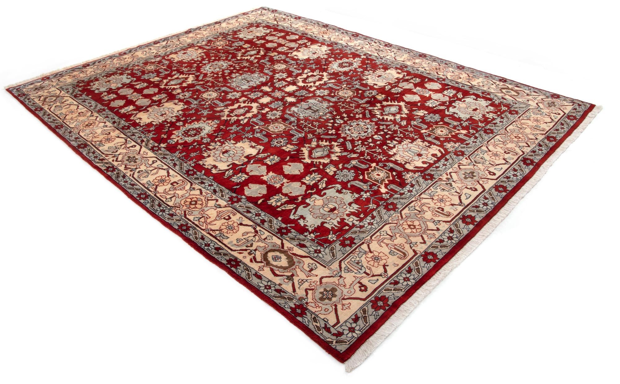 8' 3 x 10' 6 Hand Knotted Indo Tabriz Wool Rug