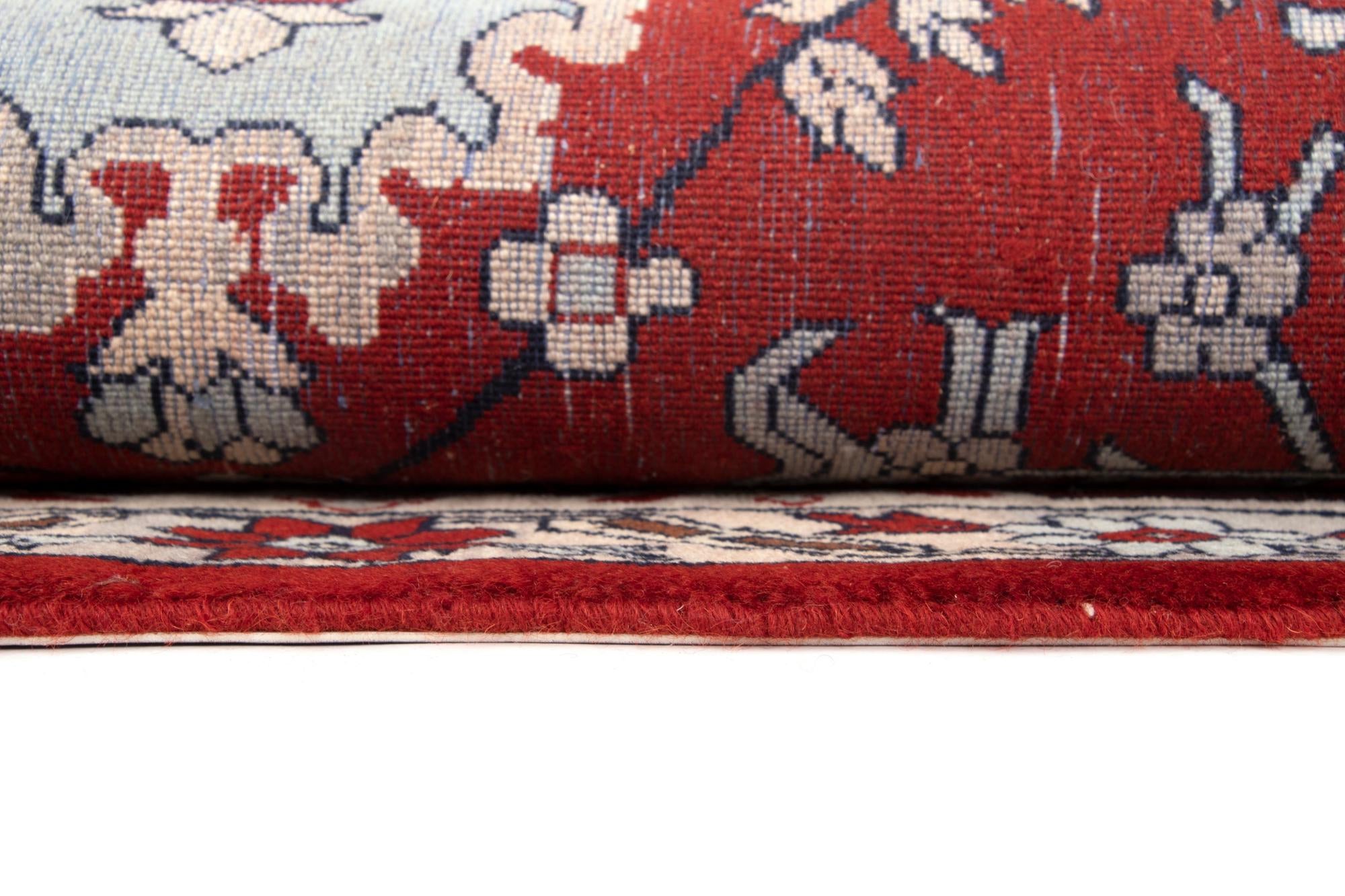 8' 3 x 10' 6 Hand Knotted Indo Tabriz Wool Rug