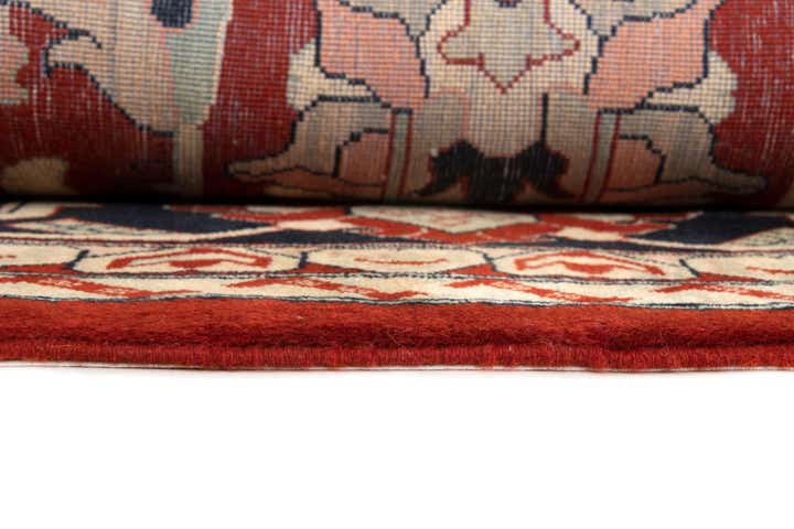 8' 4 x 9' 11 Hand Knotted Indo Tabriz Wool Rug