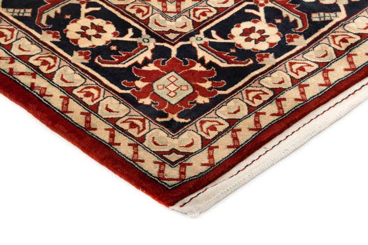8' 4 x 9' 11 Hand Knotted Indo Tabriz Wool Rug