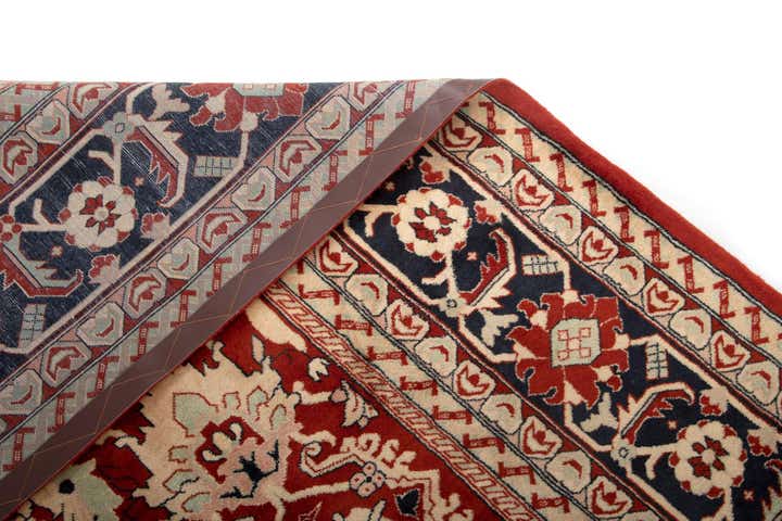 8' 4 x 9' 11 Hand Knotted Indo Tabriz Wool Rug