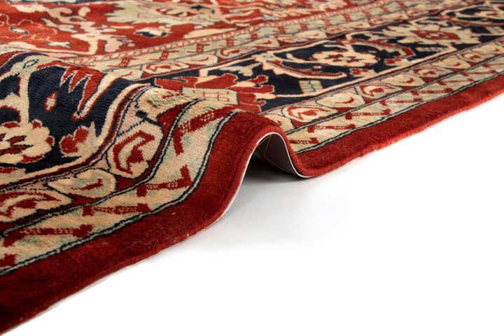 8' 4 x 9' 11 Hand Knotted Indo Tabriz Wool Rug