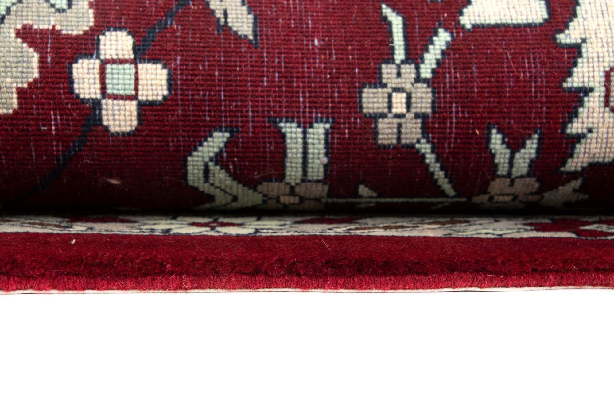 8' 2 x 10' 2 Hand Knotted Indo Tabriz Wool Rug