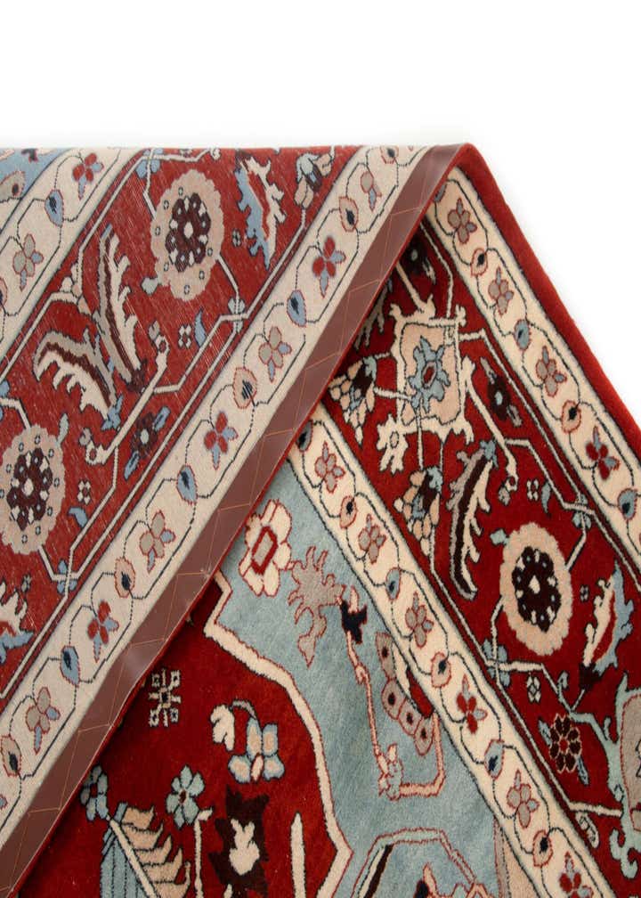 9' 5 x 10' 10 Hand Knotted Indo Tabriz Wool Rug