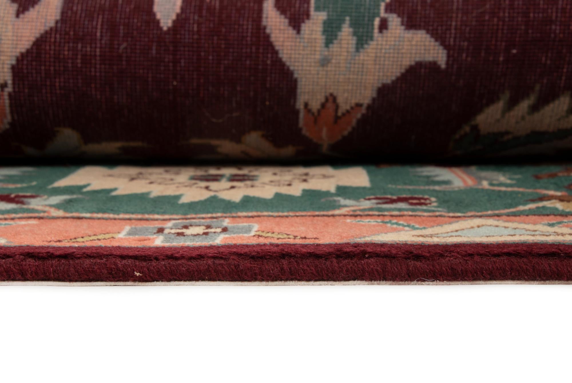 8' x 9' 10 Hand Knotted Indo Tabriz Wool Rug