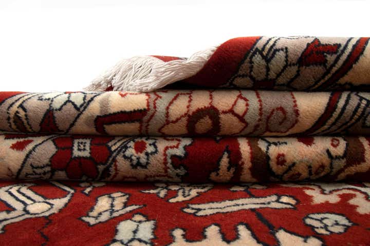 8' 4 x 9' 10 Hand Knotted Indo Tabriz Wool Rug