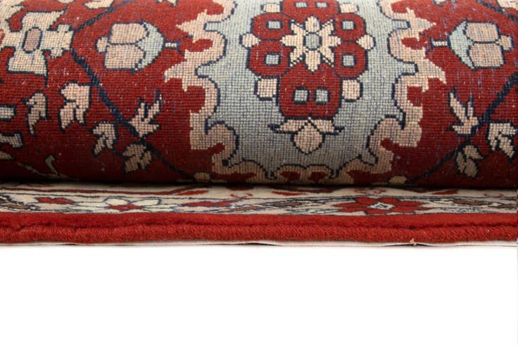 Detail image of 8' 4 x 9' 10 Hand Knotted Indo Tabriz Wool Rug