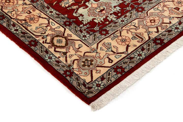 8' 4 x 9' 10 Hand Knotted Indo Tabriz Wool Rug