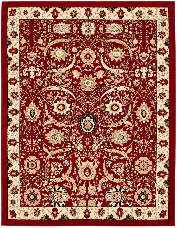 Detail image of 10' x 13' Isfahan Design Rug