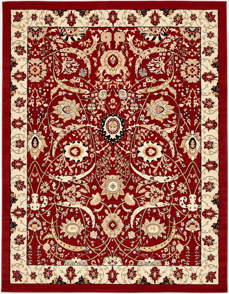 Detail image of 9' x 12' Isfahan Design Rug
