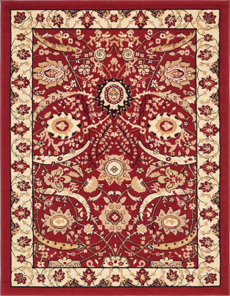 Detail image of 4' x 6' Isfahan Design Rug