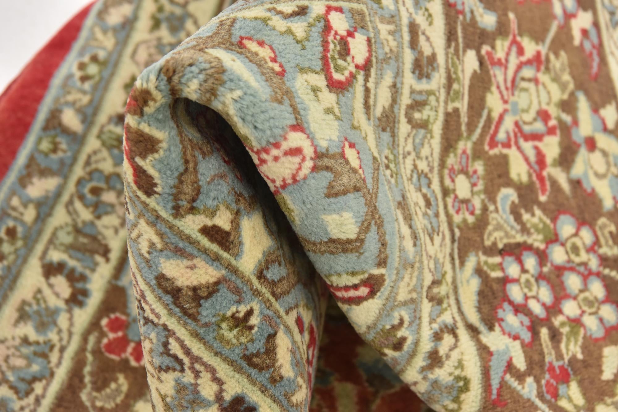 9' 9 x 13' 5 Hand Knotted Isfahan Persian Wool Rug