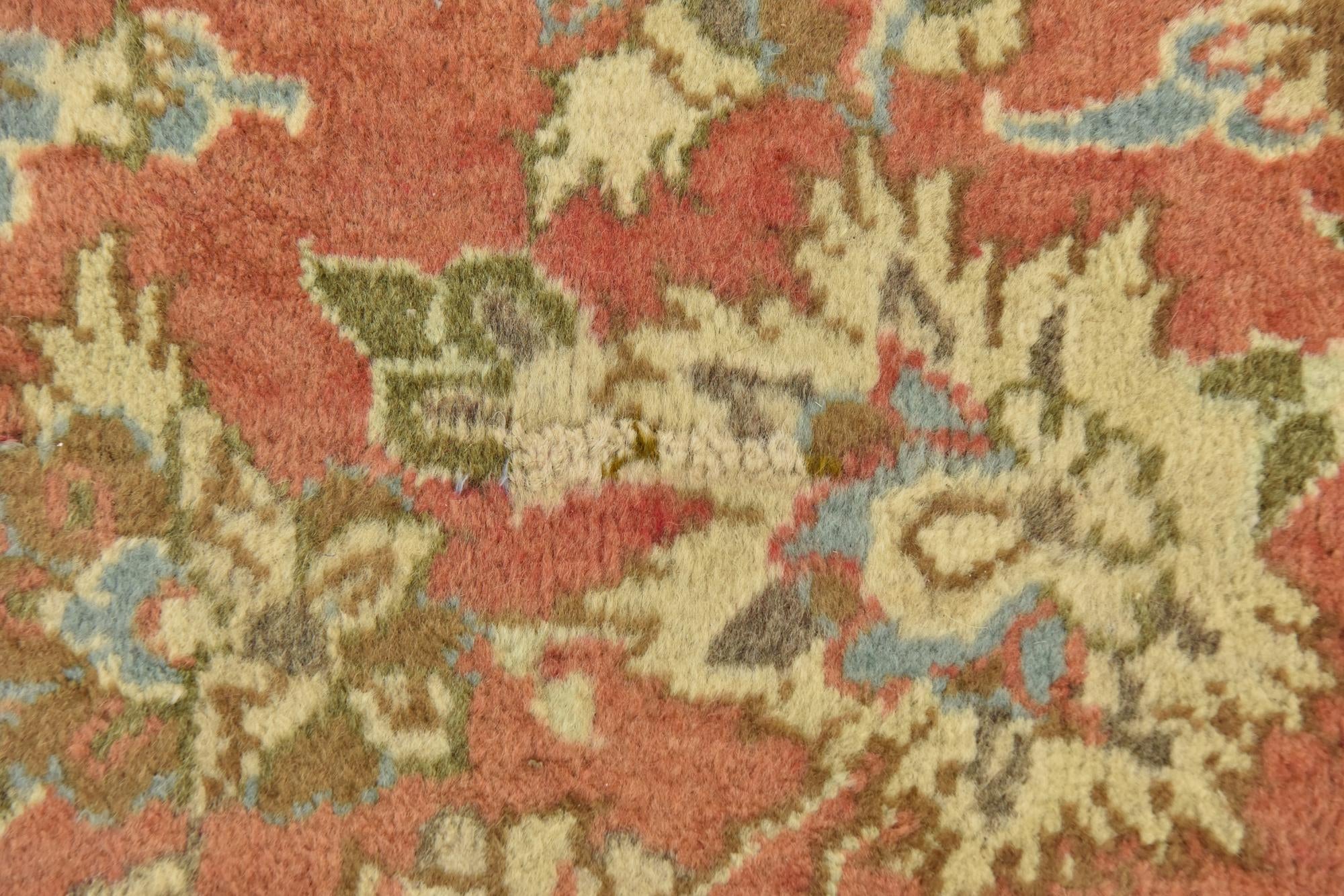 9' 9 x 13' 5 Hand Knotted Isfahan Persian Wool Rug
