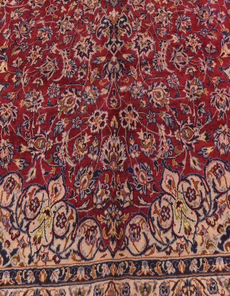 Detail image of 9' 9 x 14' 8  Hand Knotted Isfahan Persian Wool Rug