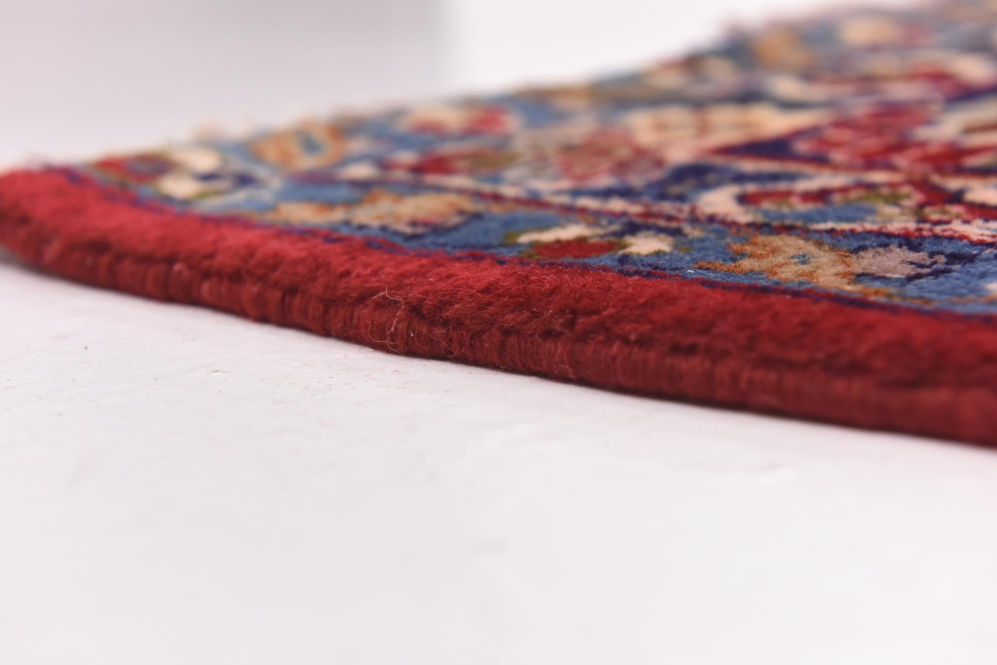 10' x 12' 7 Hand Knotted Isfahan Persian Wool Rug