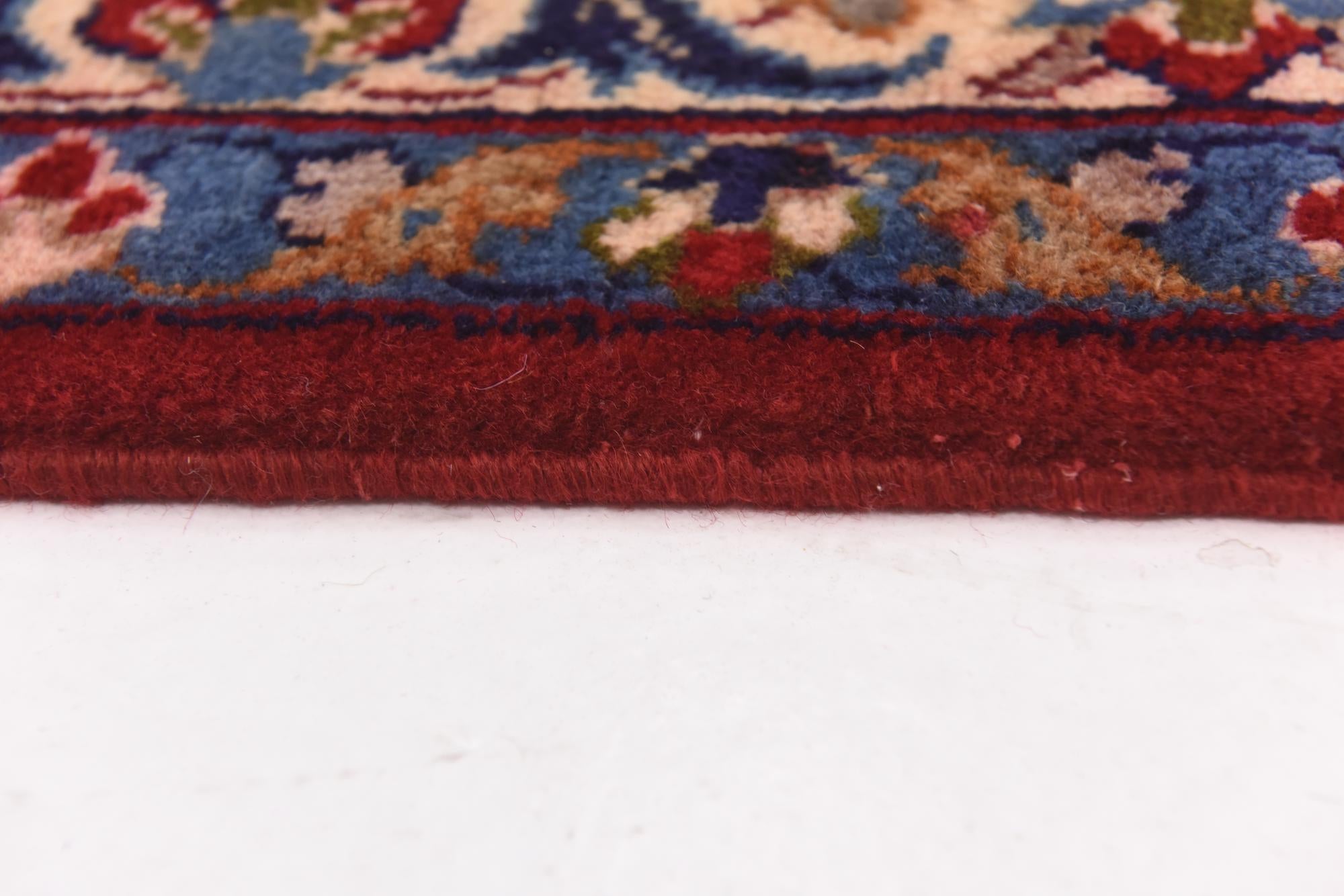 10' x 12' 7 Hand Knotted Isfahan Persian Wool Rug