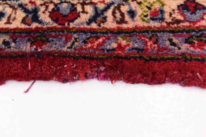 8' 8 x 11' 10 Hand Knotted Isfahan Persian Wool Rug