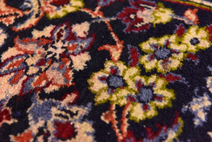 8' 8 x 11' 10 Hand Knotted Isfahan Persian Wool Rug