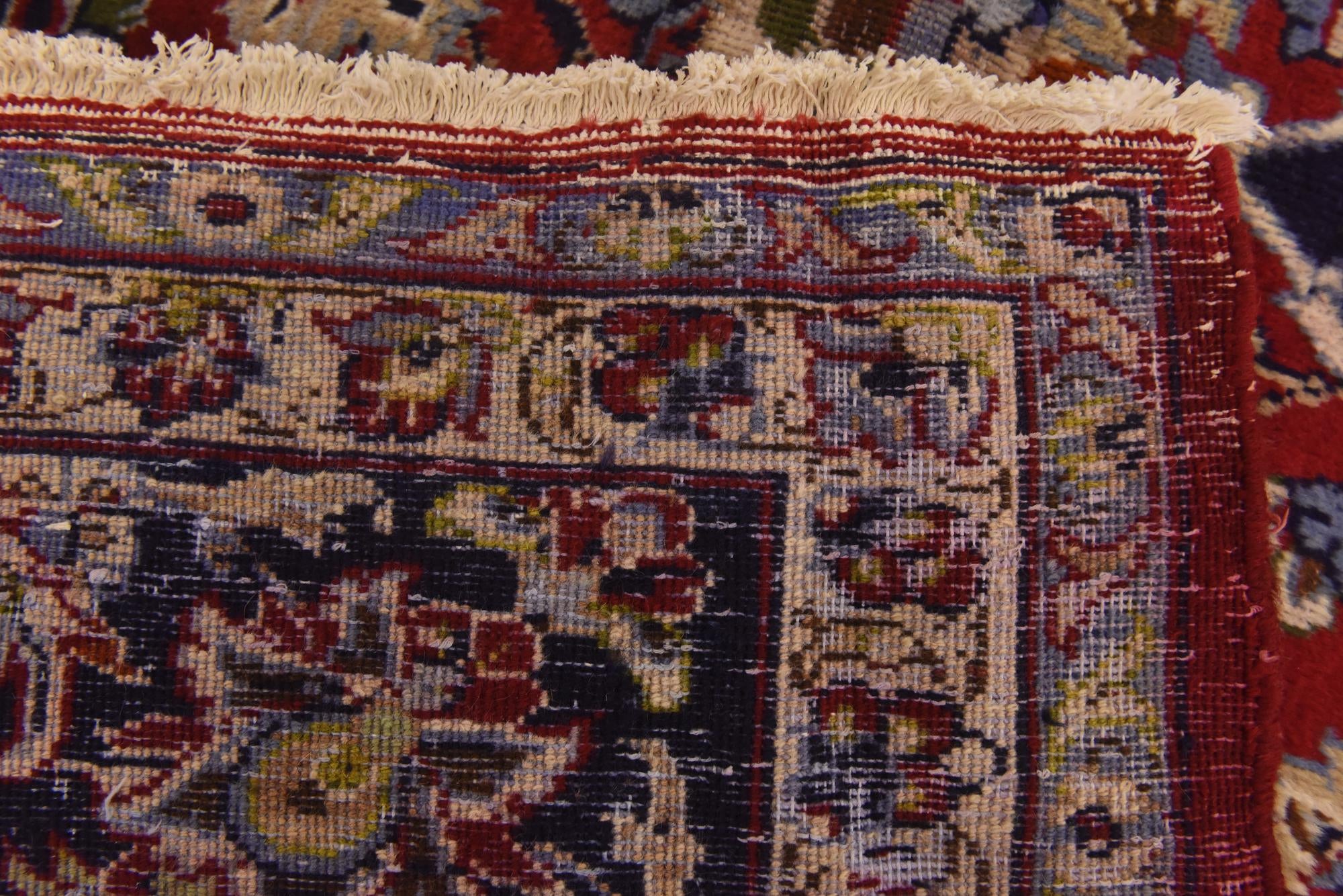 9' 9 x 13' 4 Hand Knotted Isfahan Persian Wool Rug