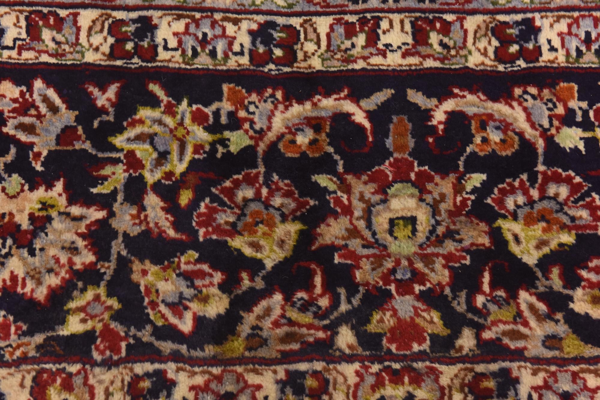 9' 9 x 13' 4 Hand Knotted Isfahan Persian Wool Rug