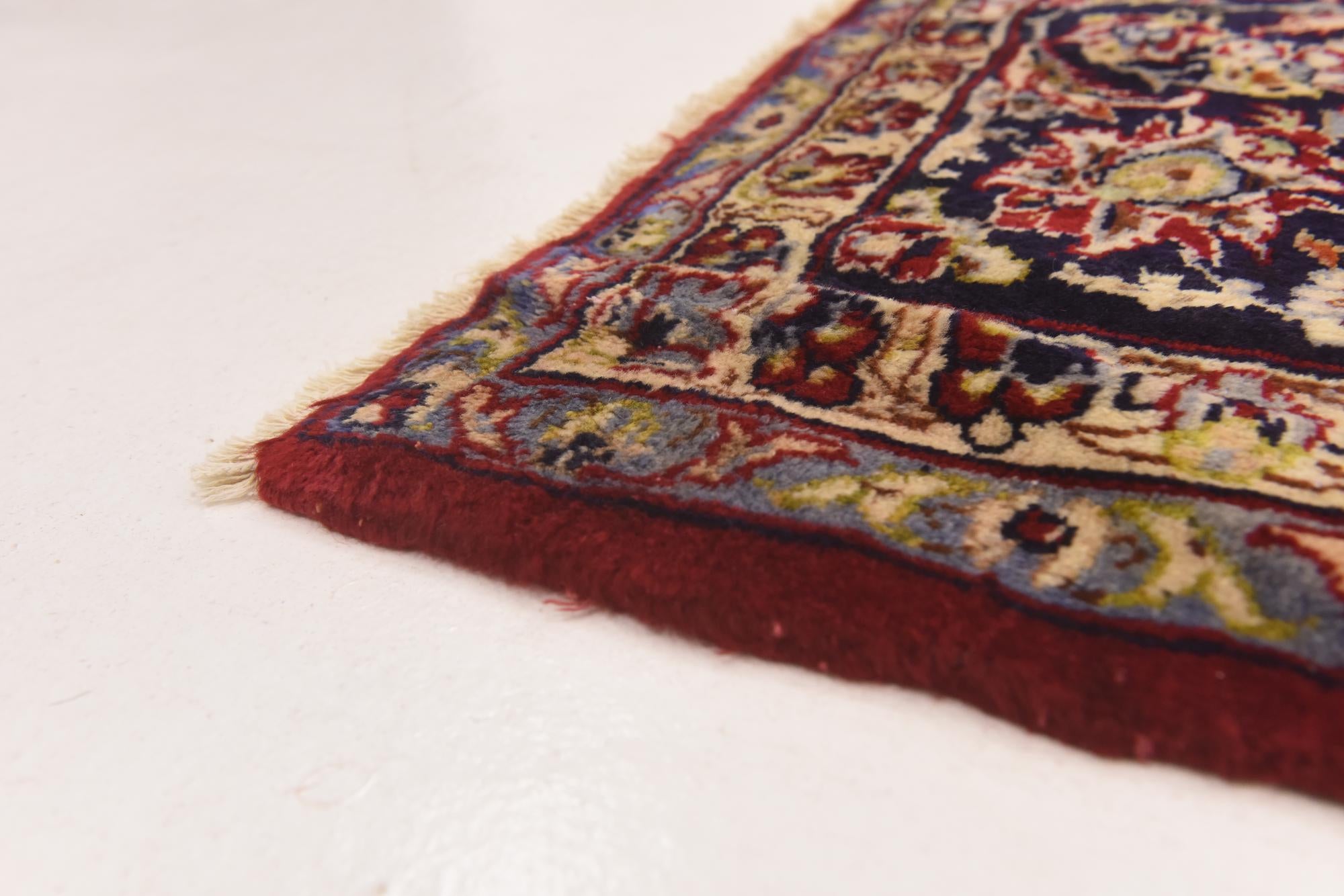 9' 9 x 13' 4 Hand Knotted Isfahan Persian Wool Rug