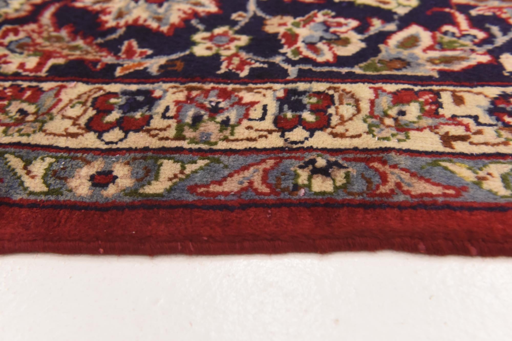 9' 9 x 13' 4 Hand Knotted Isfahan Persian Wool Rug