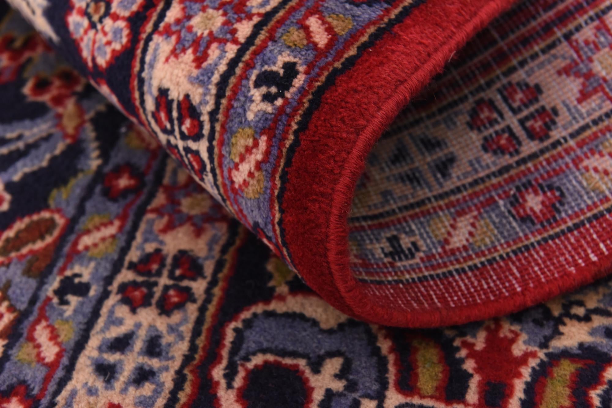 9' 7 x 13' Hand Knotted Isfahan Persian Wool Rug