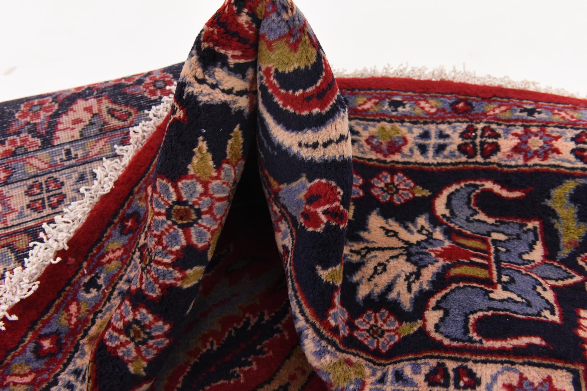 9' 7 x 13' Hand Knotted Isfahan Persian Wool Rug