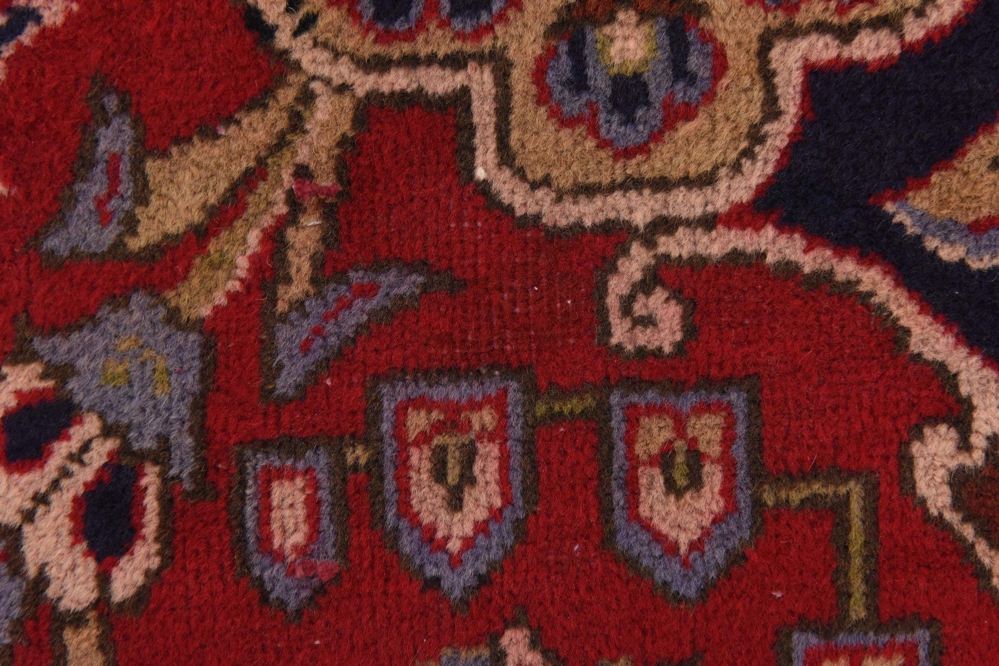9' 7 x 13' Hand Knotted Isfahan Persian Wool Rug