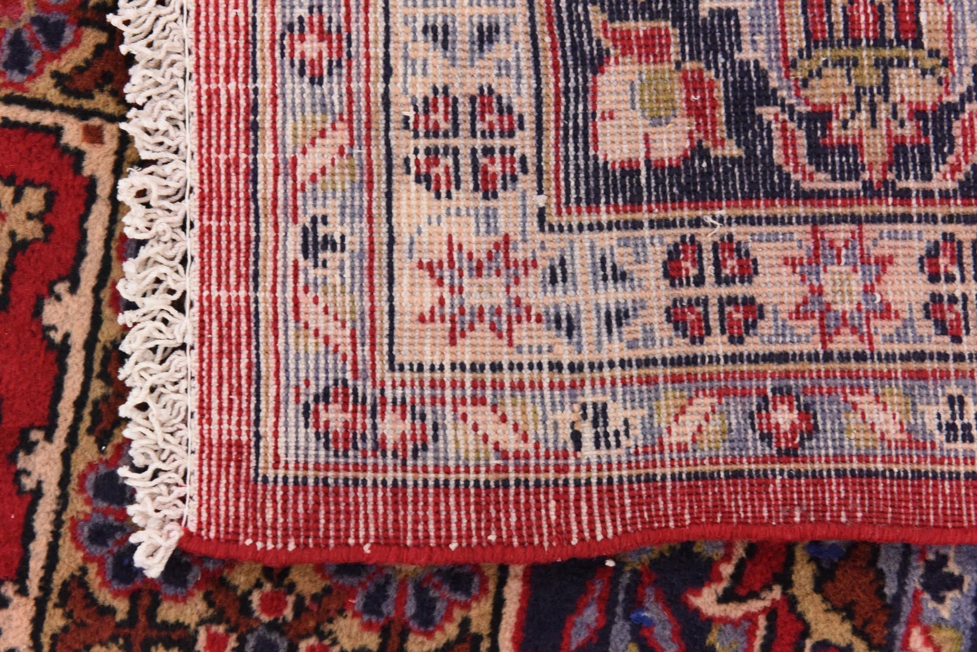 9' 7 x 13' Hand Knotted Isfahan Persian Wool Rug