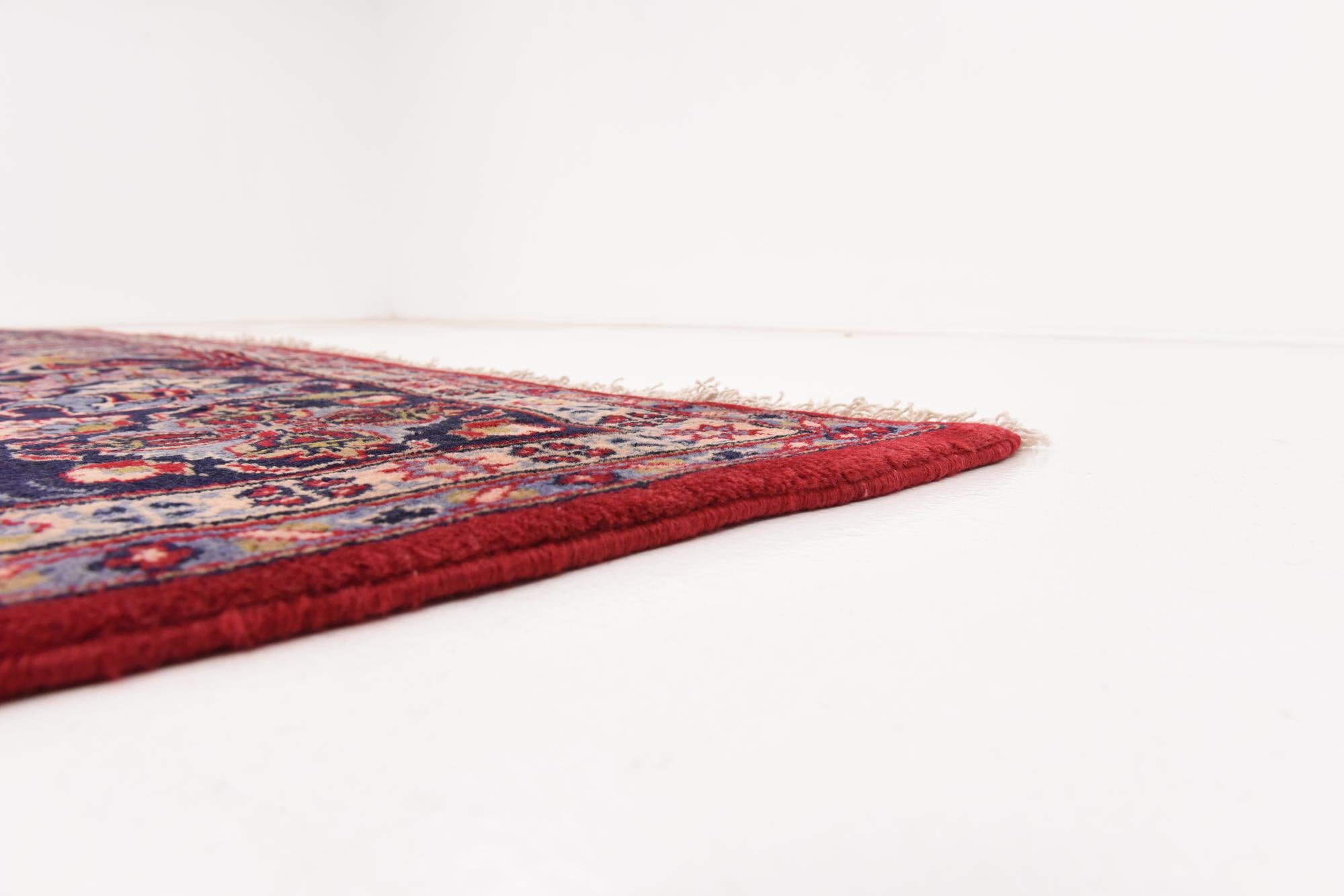 9' 7 x 13' Hand Knotted Isfahan Persian Wool Rug