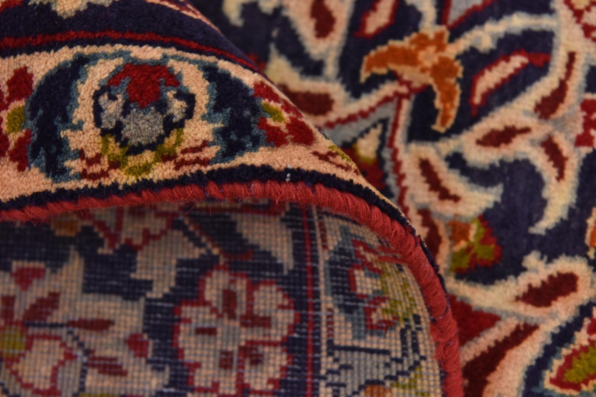 8' 10 x 12' 9 Hand Knotted Isfahan Persian Wool Rug