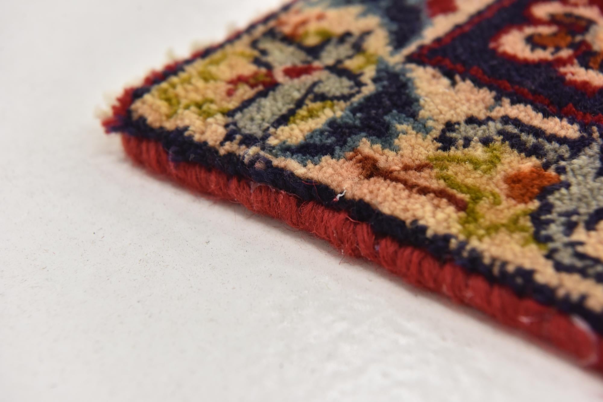 8' 10 x 12' 9 Hand Knotted Isfahan Persian Wool Rug