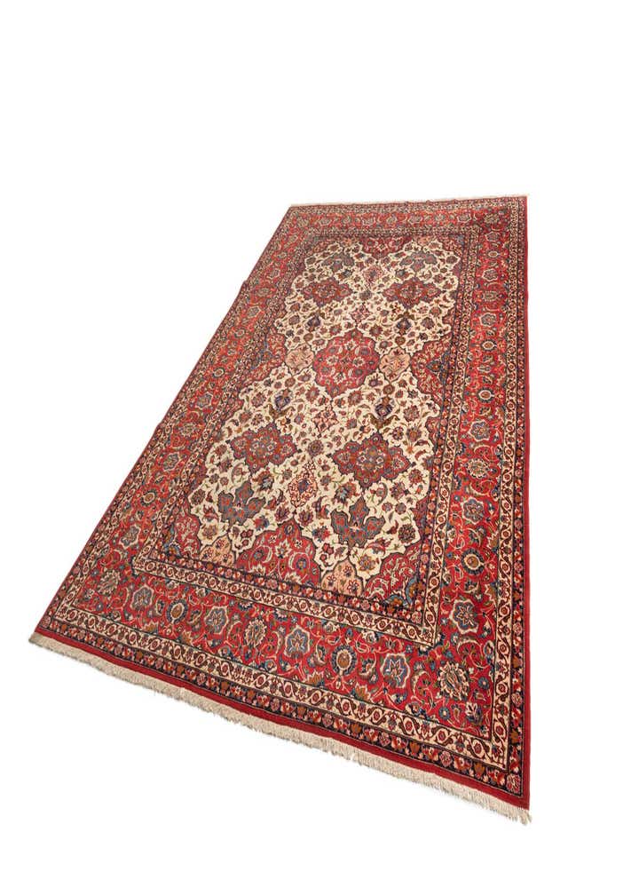 8' 9 x 12' 6 Isfahan Wool Rug