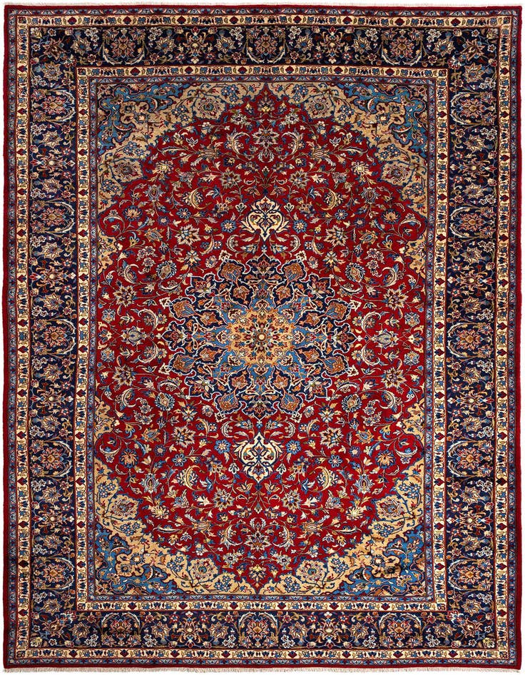Detail image of 9' 9 x 15' 10 Isfahan Wool Rug