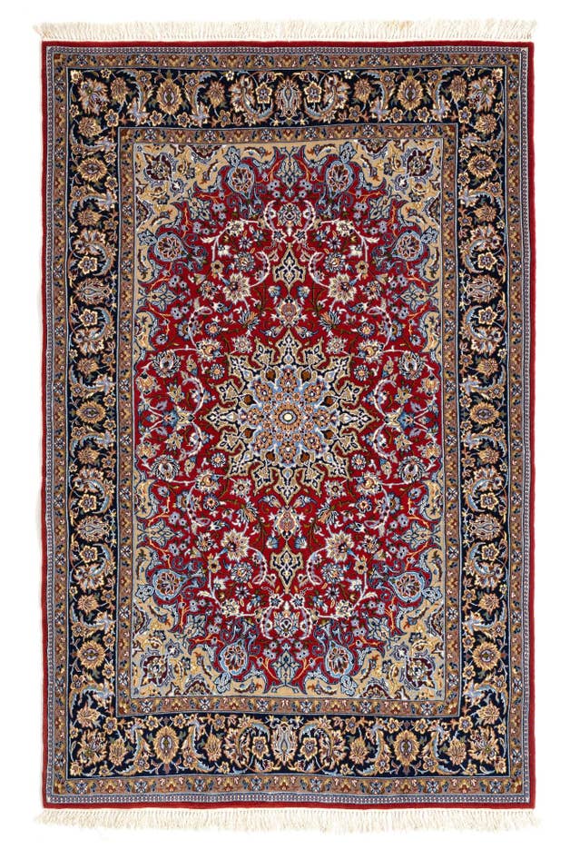 Detail image of 3' 7 x 5' 9 Isfahan Rug