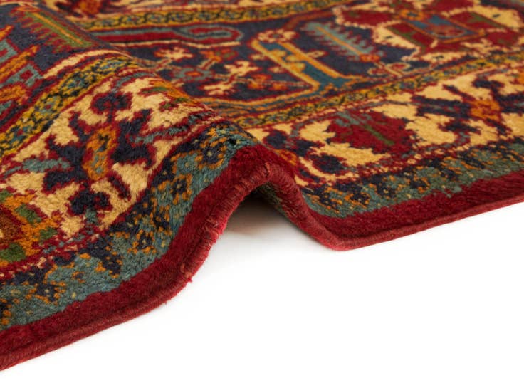 Detail image of 7' 11 x 11' Hand Knotted Isfahan Persian Wool Rug