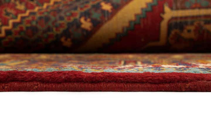 7' 11 x 11' Hand Knotted Isfahan Persian Wool Rug