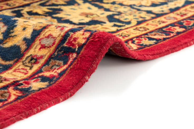 Detail image of 8' 10 x 12' 10 Hand Knotted Isfahan Persian Wool Rug