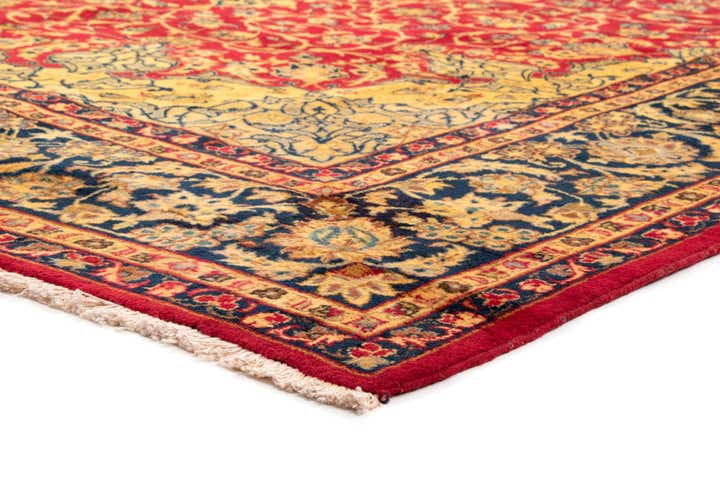 8' 10 x 12' 10 Hand Knotted Isfahan Persian Wool Rug