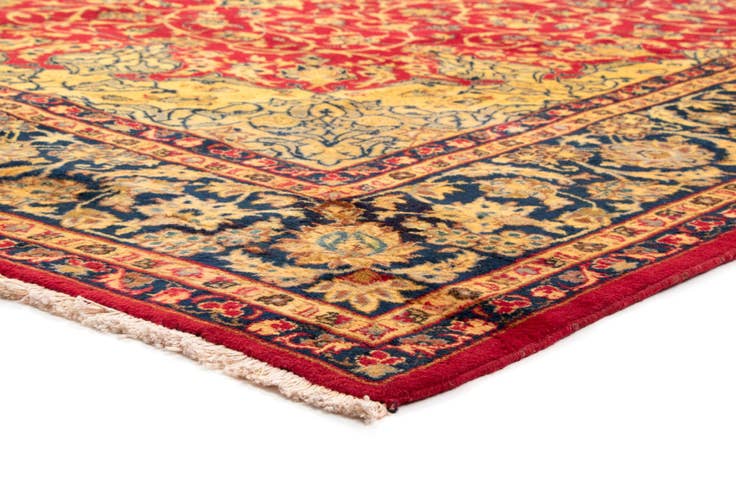 Detail image of 8' 10 x 12' 10 Hand Knotted Isfahan Persian Wool Rug