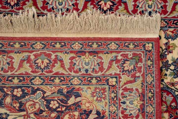 105cm x 155cm anudado a mano Isfahan Alfombra Persa