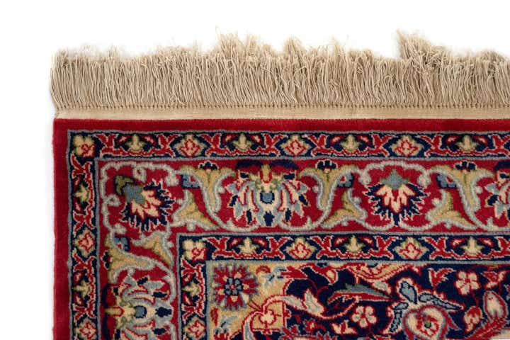105cm x 155cm anudado a mano Isfahan Alfombra Persa