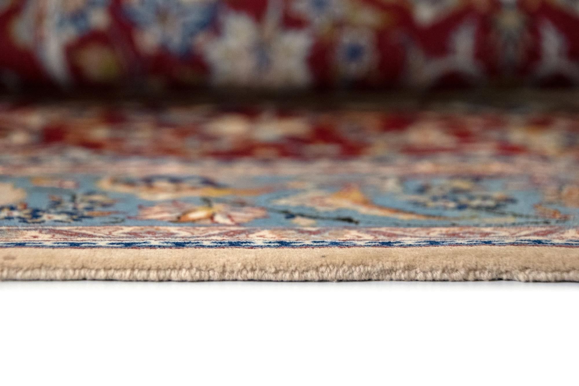 3' 5 x 5' 2 Hand Knotted Isfahan Persian Rug