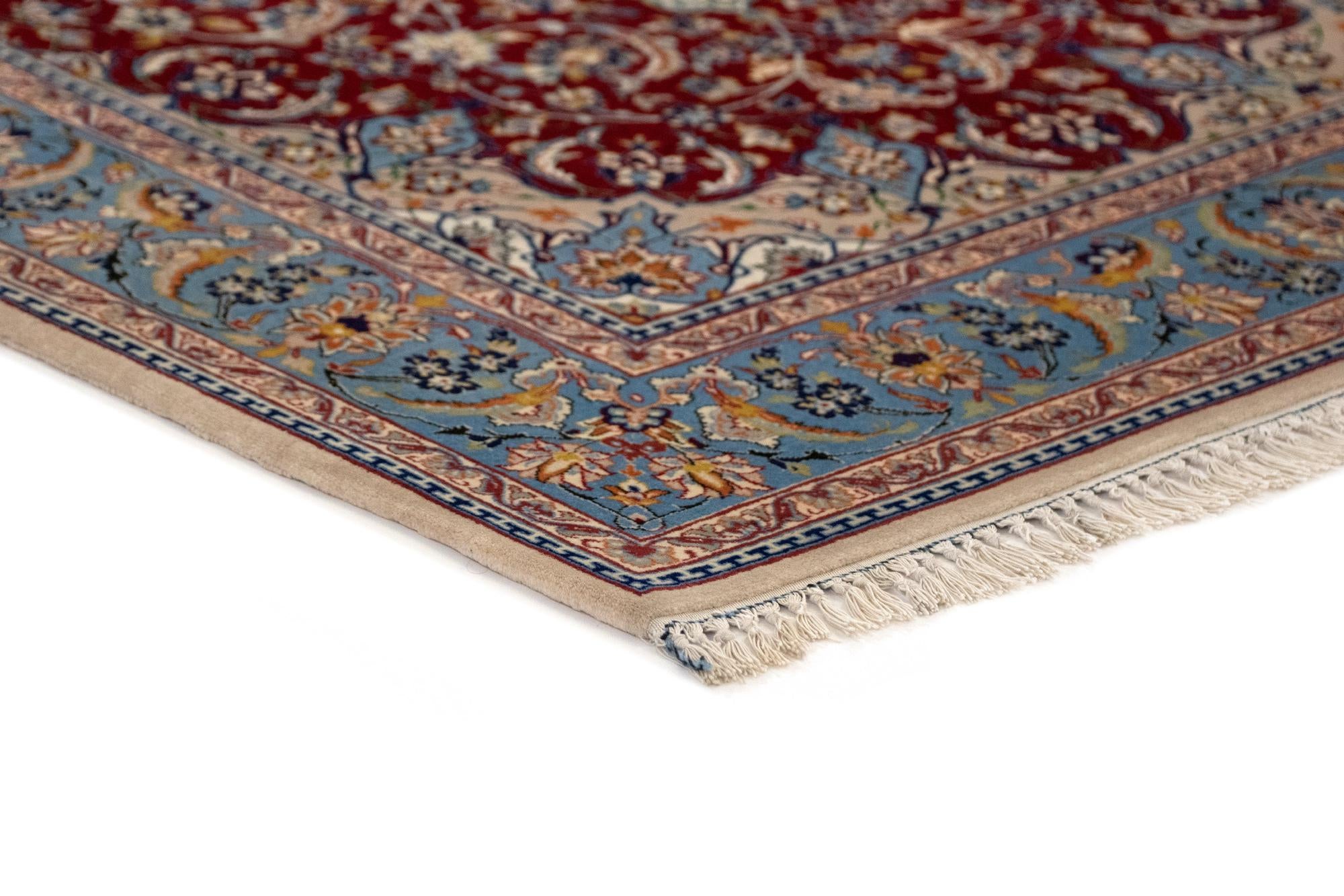 3' 5 x 5' 2 Hand Knotted Isfahan Persian Rug